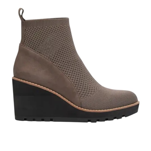 Eileen Fisher dark taupe Wedge booties! - Picture 1 of 5
